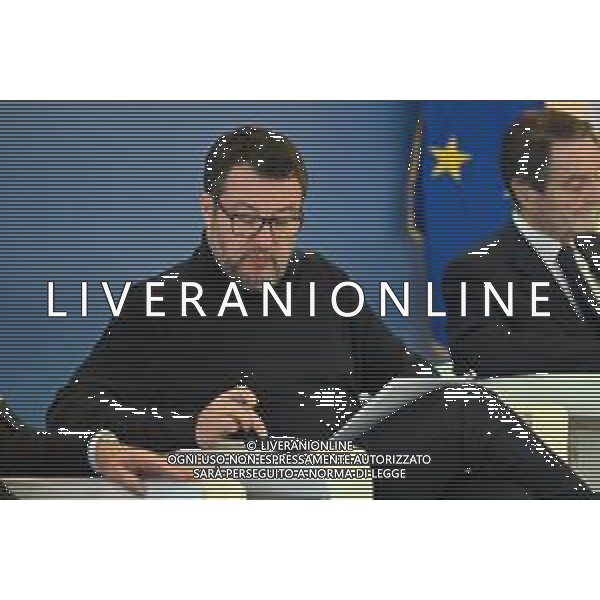TVRG Lavori circuito Monza nella foto Matteo Salvini ministro alle infrastrutture e dei trasporti Monza 08-01-2024 Inizio dei lavori di ammodernamento e riqualificazione del circuito di Formula 1 foto Roberto Garavaglia/Agenzia Aldo Liverani sas