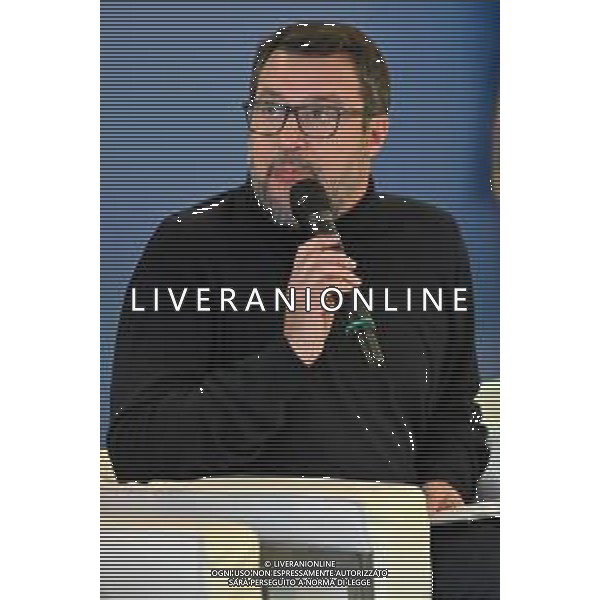 TVRG Lavori circuito Monza nella foto Matteo Salvini ministro alle infrastrutture e dei trasporti Monza 08-01-2024 Inizio dei lavori di ammodernamento e riqualificazione del circuito di Formula 1 foto Roberto Garavaglia/Agenzia Aldo Liverani sas