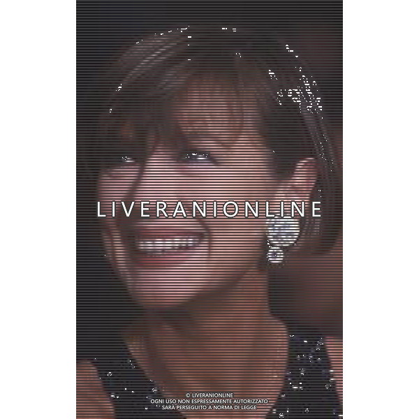 DIAP-RETROSPETTIVA LORETTA GOGGI-CANTANTE-ATTRICE-IMITATRICE-CONDUTTRICE TELEVISIVA E SCRITTRICE NELLA FOTO LORETTA GOGGI NELL\'ANNO 1989 AG ALDO LIVERANI SAS 