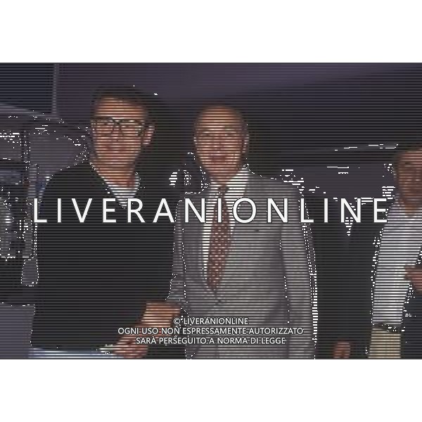 DIAP-RETROSPETTIVA SIMON FORMAN REGISTA NELLA FOTO SIMON FORMAN CON PIERRE VIOT A CANNES NELL\'ANNO 1985 AG ALDO LIVERANI SAS 