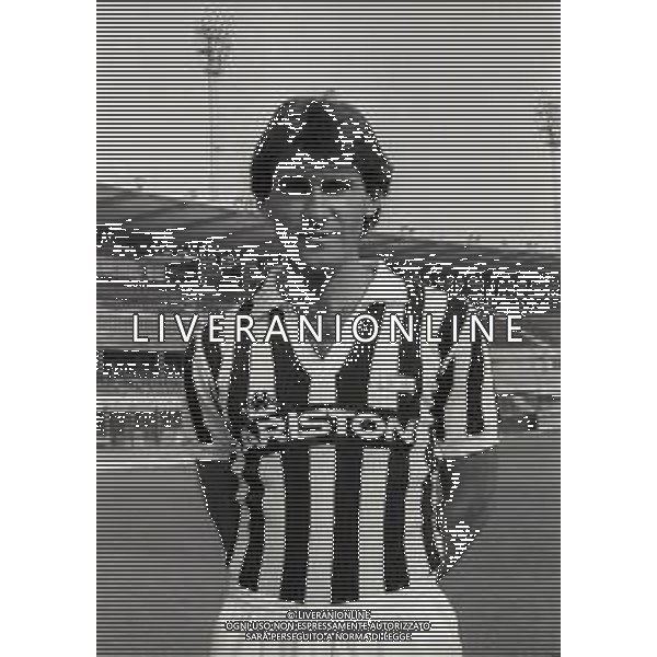 NEG-RETROSPETTIVA MASSIMO BRIASCHI CALCIATORE NELLA FOTO MASSIMO BRIASCHI CON LA MAGLIA DELLA JUVENTUS NELL\'ANNO 1986-1987 AG ALDO LIVERANI SAS 