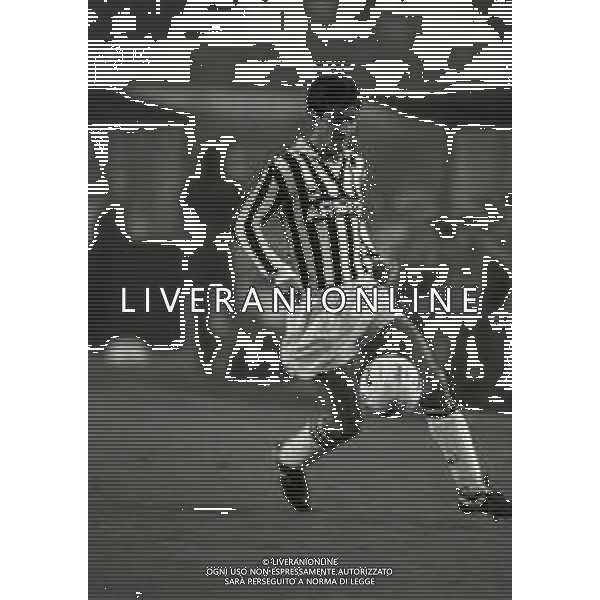 NEG-RETROSPETTIVA PAOLO ROSSI CALCIATORE NELLA FOTO PAOLO ROSSI CON LA MAGLIA DELLA JUVENTUS NELL\'ANNO 1984-1985 AG ALDO LIVERANI SAS