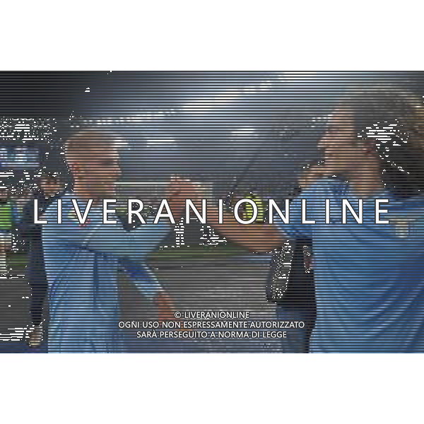 Lazio vs Roma - Coppa Italia Frecciarossa - Quarti di finale - Stadio Olimpico - Roma 10-01-2024 nella foto Isaksen e Guendouzi FOTO FEDERICO GAETANO-AG ALDO LIVERANI SAS