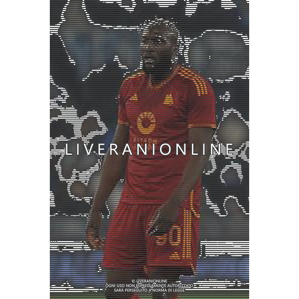 Lazio vs Roma - Coppa Italia Frecciarossa - Quarti di finale - Stadio Olimpico - Roma 10-01-2024 nella foto Romelu Lukaku FOTO FEDERICO GAETANO-AG ALDO LIVERANI SAS