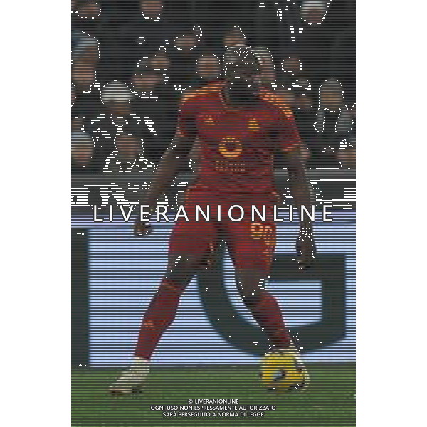 Lazio vs Roma - Coppa Italia Frecciarossa - Quarti di finale - Stadio Olimpico - Roma 10-01-2024 nella foto Romelu Lukaku FOTO FEDERICO GAETANO-AG ALDO LIVERANI SAS