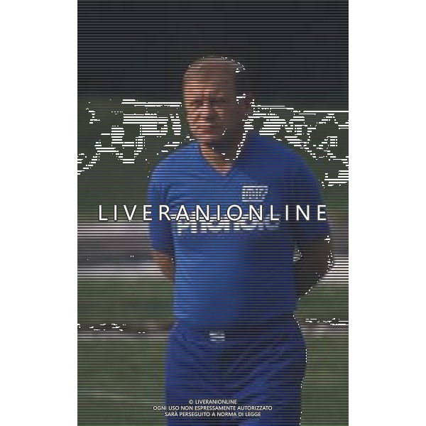 DIAP-RETROSPETTIVA EUGENIO BERSELLINI ALLENATORE CALCIO NELLA FOTO EUGENIO BERSELLINI ALLENATORE SAMPDORIA CALCIO NELL\'ANNO 1985 AG ALDO LIVERANI SAS