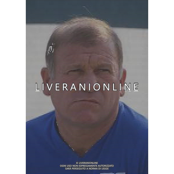DIAP-RETROSPETTIVA EUGENIO BERSELLINI ALLENATORE CALCIO NELLA FOTO EUGENIO BERSELLINI ALLENATORE SAMPDORIA CALCIO NELL\'ANNO 1985 AG ALDO LIVERANI SAS