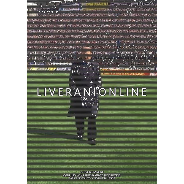 DIAP-RETROSPETTIVA EUGENIO BERSELLINI ALLENATORE CALCIO NELLA FOTO EUGENIO BERSELLINI ALLENATORE SAMPDORIA CALCIO NELL\'ANNO 1985 AG ALDO LIVERANI SAS