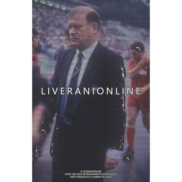 DIAP-RETROSPETTIVA EUGENIO BERSELLINI ALLENATORE CALCIO NELLA FOTO EUGENIO BERSELLINI ALLENATORE SAMPDORIA CALCIO NELL\'ANNO 1986 NELLA INALE DI COPPA ITALIA ROMA-SAMPDORIA AG ALDO LIVERANI SAS