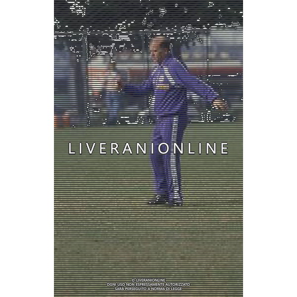 DIAP-RETROSPETTIVA EUGENIO BERSELLINI ALLENATORE CALCIO NELLA FOTO EUGENIO BERSELLINI ALLENATORE FIORENTINA CALCIO  AG ALDO LIVERANI SAS 