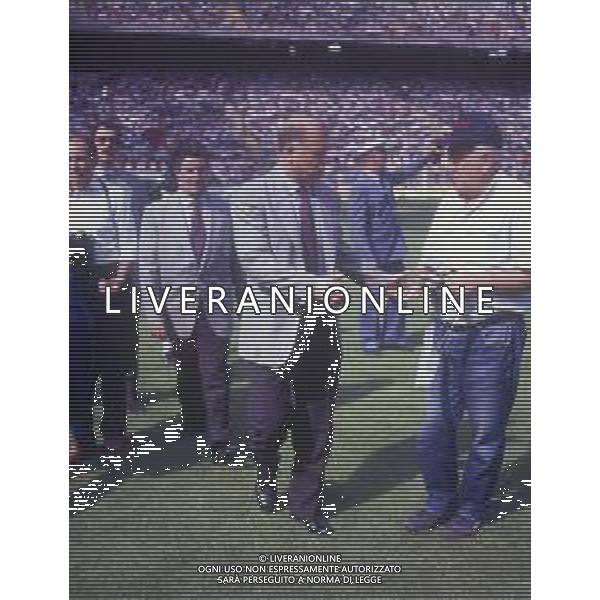 DIAP-RETROSPETTIVA EUGENIO BERSELLINI ALLENATORE CALCIO NELLA FOTO EUGENIO BERSELLINI ALLENATORE ASCOLI CALCIO NELL\'ANNO 1989-1990 AG ALDO LIVERANI SAS  