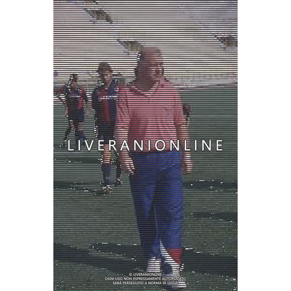 DIAP-RETROSPETTIVA EUGENIO BERSELLINI ALLENATORE CALCIO NELLA FOTO EUGENIO BERSELLINI ALLENATORE BOLOGNA CALCIO  AG ALDO LIVERANI SAS 