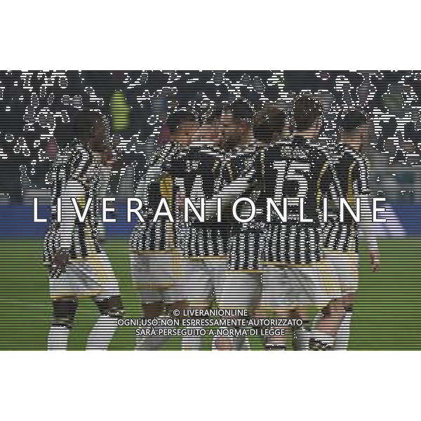 TVMV-Torino 11.01.2024 Allianz Stadium ©Manuela Viganti/Agenzia Aldo Liverani Juventus vs Frosinone Quarti di Finale Coppa Italia Frecciarossa 2023/2024 Nella foto: esultanza juventus dopo il gol di arkadiusz milik ©Viganti/AGENZIA ALDO LIVERANI SAS