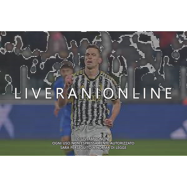 TVMV-Torino 11.01.2024 Allianz Stadium ©Manuela Viganti/Agenzia Aldo Liverani Juventus vs Frosinone Quarti di Finale Coppa Italia Frecciarossa 2023/2024 Nella foto: esultanza arkadiusz milik dopo il gol ©Viganti/AGENZIA ALDO LIVERANI SAS