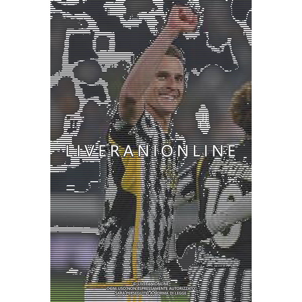 TVMV-Torino 11.01.2024 Allianz Stadium ©Manuela Viganti/Agenzia Aldo Liverani Juventus vs Frosinone Quarti di Finale Coppa Italia Frecciarossa 2023/2024 Nella foto: esultanza arkadiusz milik dopo il gol ©Viganti/AGENZIA ALDO LIVERANI SAS