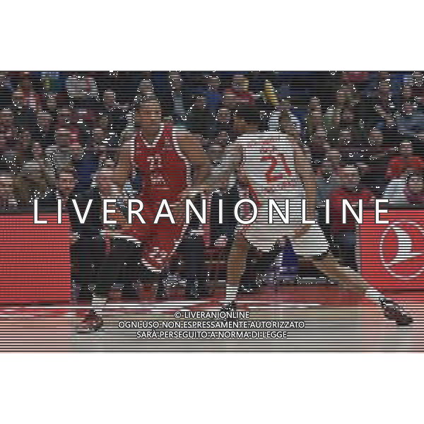 TVRG EA7 Emporio Armani Olimpia Milano vs Stella Rossa Meridianbet Belgrado nella foto Devon Hall (Olimpia Milano) Assago (MI) 11-01-2024 Mediolanum Forum Turkish Airlines EuroLeague 21a giornata regular season foto Roberto Garavaglia/Agenzia Aldo Liverani sas