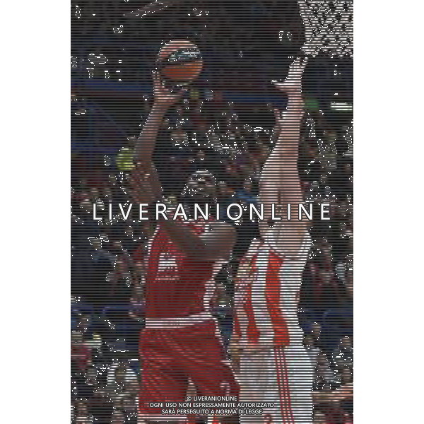 TVRG EA7 Emporio Armani Olimpia Milano vs Stella Rossa Meridianbet Belgrado nella foto Alex Poythress (Olimpia Milano) Assago (MI) 11-01-2024 Mediolanum Forum Turkish Airlines EuroLeague 21a giornata regular season foto Roberto Garavaglia/Agenzia Aldo Liverani sas