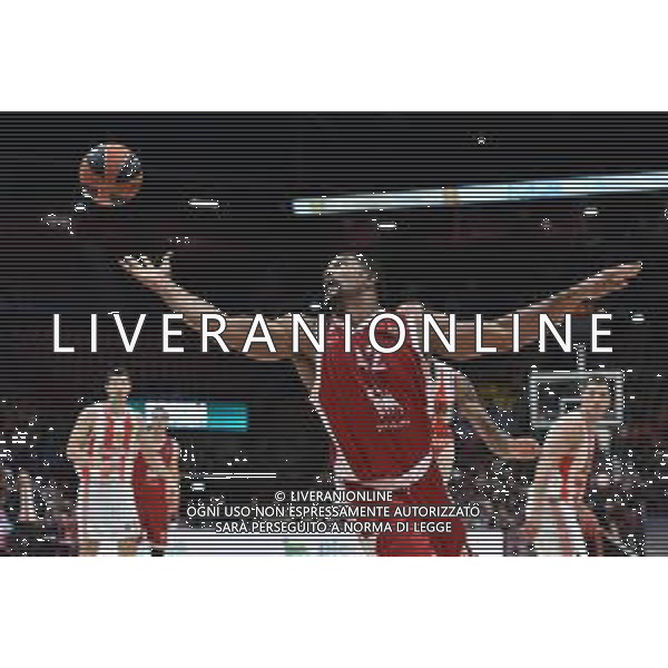 TVRG EA7 Emporio Armani Olimpia Milano vs Stella Rossa Meridianbet Belgrado nella foto Kyle Hines (Olimpia Milano) Assago (MI) 11-01-2024 Mediolanum Forum Turkish Airlines EuroLeague 21a giornata regular season foto Roberto Garavaglia/Agenzia Aldo Liverani sas