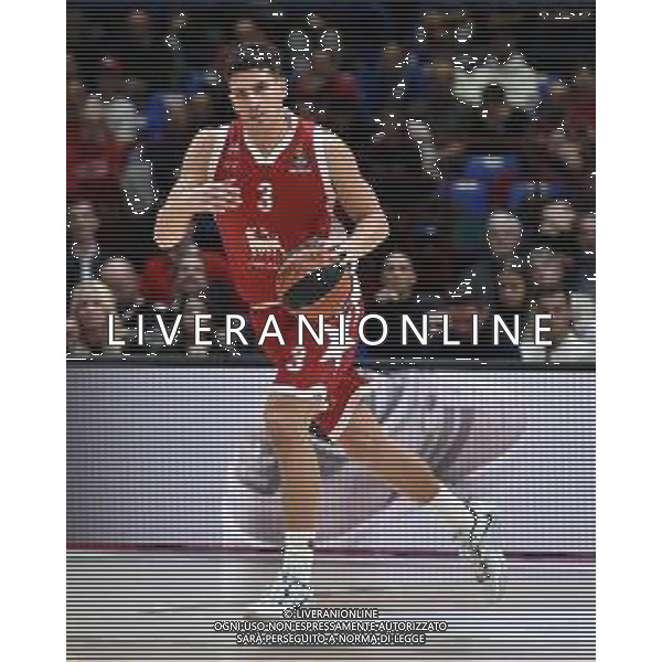 TVRG EA7 Emporio Armani Olimpia Milano vs Stella Rossa Meridianbet Belgrado nella foto Giordano Bortolani (Olimpia Milano) Assago (MI) 11-01-2024 Mediolanum Forum Turkish Airlines EuroLeague 21a giornata regular season foto Roberto Garavaglia/Agenzia Aldo Liverani sas