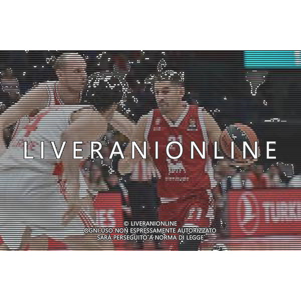TVRG EA7 Emporio Armani Olimpia Milano vs Stella Rossa Meridianbet Belgrado nella foto Diego Flaccadori (Olimpia Milano) Assago (MI) 11-01-2024 Mediolanum Forum Turkish Airlines EuroLeague 21a giornata regular season foto Roberto Garavaglia/Agenzia Aldo Liverani sas