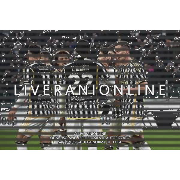 TVMV-Torino 11.01.2024 Allianz Stadium ©Manuela Viganti/Agenzia Aldo Liverani Juventus vs Frosinone Quarti di Finale Coppa Italia Frecciarossa 2023/2024 Nella foto: esultanza juventus dopo il gol di arkadiusz milik ©Viganti/AGENZIA ALDO LIVERANI SAS