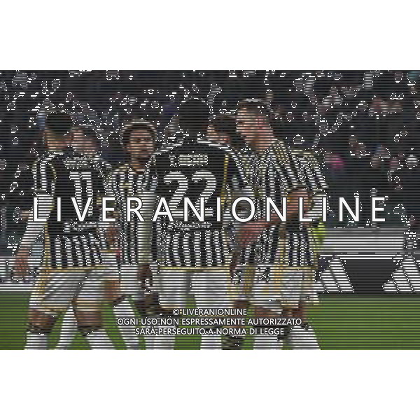 TVMV-Torino 11.01.2024 Allianz Stadium ©Manuela Viganti/Agenzia Aldo Liverani Juventus vs Frosinone Quarti di Finale Coppa Italia Frecciarossa 2023/2024 Nella foto: esultanza juventus dopo il gol di arkadiusz milik ©Viganti/AGENZIA ALDO LIVERANI SAS