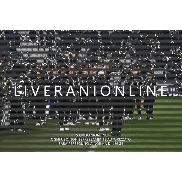 TVMV-Torino 11.01.2024 Allianz Stadium ©Manuela Viganti/Agenzia Aldo Liverani Juventus vs Frosinone Quarti di Finale Coppa Italia Frecciarossa 2023/2024 Nella foto: le ragazze della juventus woman vincitrici della supercoppa italiana ©Viganti/AGENZIA ALDO LIVERANI SAS