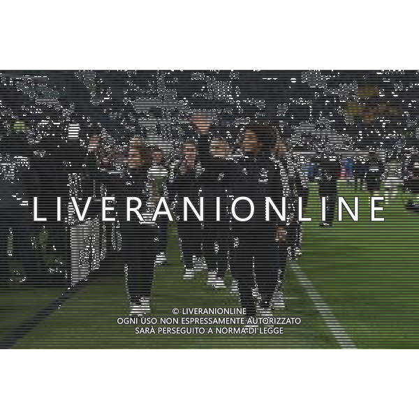 TVMV-Torino 11.01.2024 Allianz Stadium ©Manuela Viganti/Agenzia Aldo Liverani Juventus vs Frosinone Quarti di Finale Coppa Italia Frecciarossa 2023/2024 Nella foto: le ragazze della juventus woman vincitrici della supercoppa italiana ©Viganti/AGENZIA ALDO LIVERANI SAS