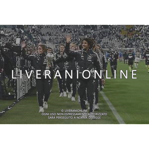 TVMV-Torino 11.01.2024 Allianz Stadium ©Manuela Viganti/Agenzia Aldo Liverani Juventus vs Frosinone Quarti di Finale Coppa Italia Frecciarossa 2023/2024 Nella foto: le ragazze della juventus woman vincitrici della supercoppa italiana ©Viganti/AGENZIA ALDO LIVERANI SAS