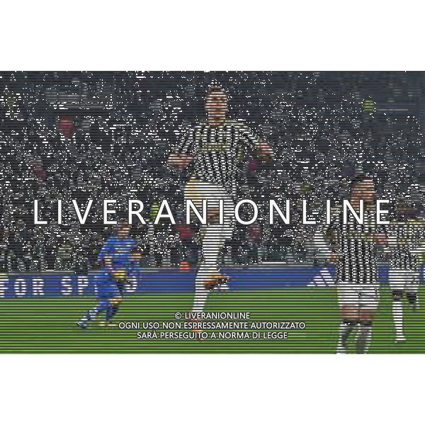 TVMV-Torino 11.01.2024 Allianz Stadium ©Manuela Viganti/Agenzia Aldo Liverani Juventus vs Frosinone Quarti di Finale Coppa Italia Frecciarossa 2023/2024 Nella foto: esultanza arkadiusz milik dopo il gol ©Viganti/AGENZIA ALDO LIVERANI SAS