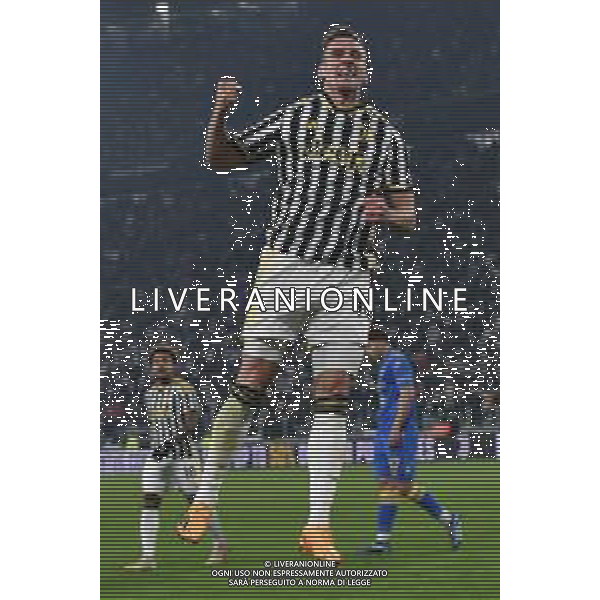 TVMV-Torino 11.01.2024 Allianz Stadium ©Manuela Viganti/Agenzia Aldo Liverani Juventus vs Frosinone Quarti di Finale Coppa Italia Frecciarossa 2023/2024 Nella foto: esultanza arkadiusz milik dopo il gol ©Viganti/AGENZIA ALDO LIVERANI SAS