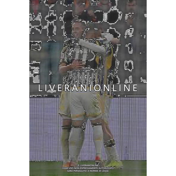 TVMV-Torino 11.01.2024 Allianz Stadium ©Manuela Viganti/Agenzia Aldo Liverani Juventus vs Frosinone Quarti di Finale Coppa Italia Frecciarossa 2023/2024 Nella foto: esultanza juventus dopo il gol di kenan yildiz ©Viganti/AGENZIA ALDO LIVERANI SAS