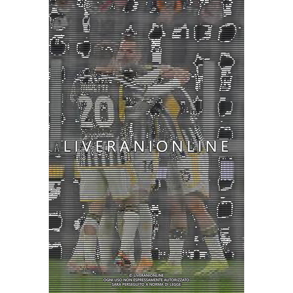 TVMV-Torino 11.01.2024 Allianz Stadium ©Manuela Viganti/Agenzia Aldo Liverani Juventus vs Frosinone Quarti di Finale Coppa Italia Frecciarossa 2023/2024 Nella foto: esultanza juventus dopo il gol di kenan yildiz ©Viganti/AGENZIA ALDO LIVERANI SAS