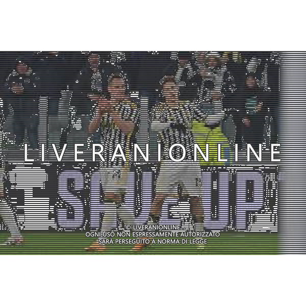 TVMV-Torino 11.01.2024 Allianz Stadium ©Manuela Viganti/Agenzia Aldo Liverani Juventus vs Frosinone Quarti di Finale Coppa Italia Frecciarossa 2023/2024 Nella foto: esultanza kenan yildiz e arkadiusz milik dopo il gol ©Viganti/AGENZIA ALDO LIVERANI SAS