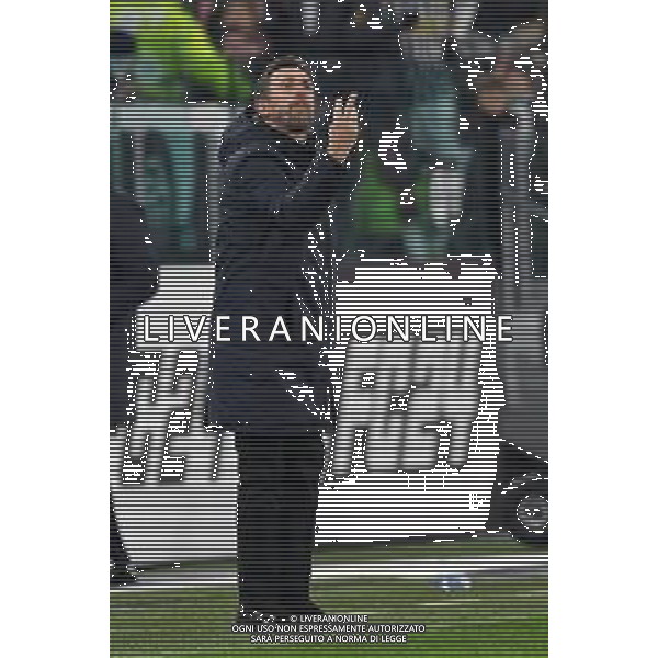 TVMV-Torino 11.01.2024 Allianz Stadium ©Manuela Viganti/Agenzia Aldo Liverani Juventus vs Frosinone Quarti di Finale Coppa Italia Frecciarossa 2023/2024 Nella foto: eusebio di francesco ©Viganti/AGENZIA ALDO LIVERANI SAS