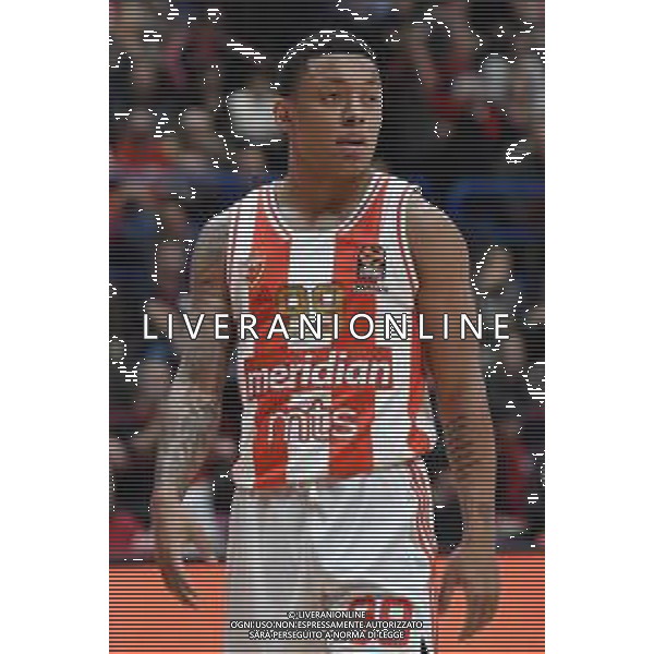TVRG EA7 Emporio Armani Olimpia Milano vs Stella Rossa Meridianbet Belgrado nella foto Yago Dos Santos (Stella Rossa Belgrado) Assago (MI) 11-01-2024 Mediolanum Forum Turkish Airlines EuroLeague 21a giornata regular season foto Roberto Garavaglia/Agenzia Aldo Liverani sas