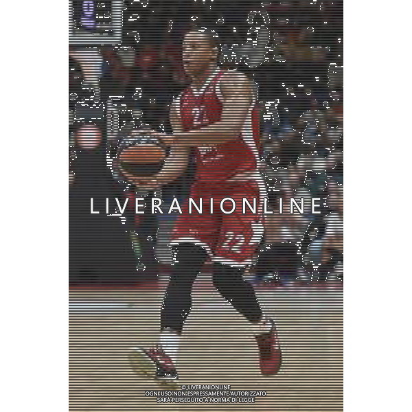 TVRG EA7 Emporio Armani Olimpia Milano vs Stella Rossa Meridianbet Belgrado nella foto Devon Hall (Olimpia Milano) Assago (MI) 11-01-2024 Mediolanum Forum Turkish Airlines EuroLeague 21a giornata regular season foto Roberto Garavaglia/Agenzia Aldo Liverani sas