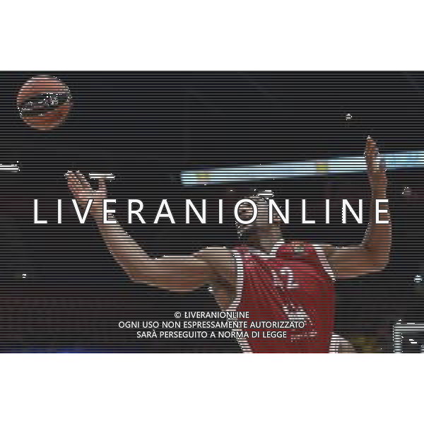 TVRG EA7 Emporio Armani Olimpia Milano vs Stella Rossa Meridianbet Belgrado nella foto Kyle Hines (Olimpia Milano) Assago (MI) 11-01-2024 Mediolanum Forum Turkish Airlines EuroLeague 21a giornata regular season foto Roberto Garavaglia/Agenzia Aldo Liverani sas