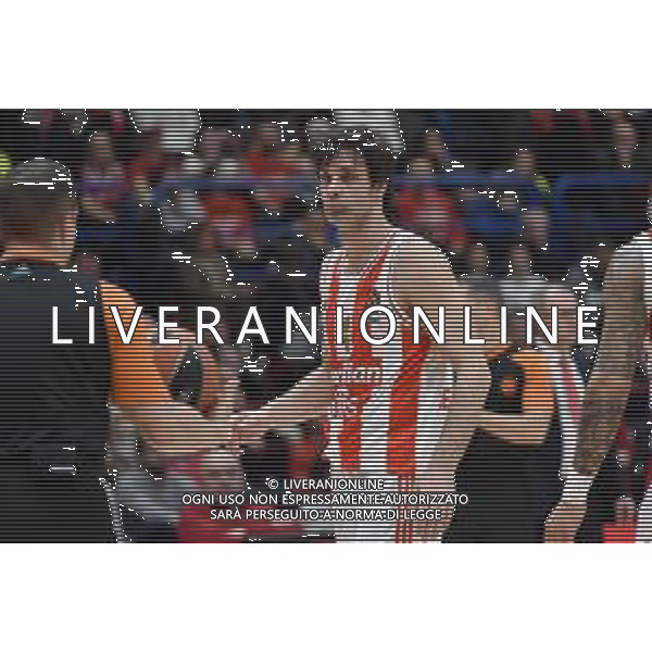 TVRG EA7 Emporio Armani Olimpia Milano vs Stella Rossa Meridianbet Belgrado nella foto Milos Teodosic (Stella Rossa Belgrado) Assago (MI) 11-01-2024 Mediolanum Forum Turkish Airlines EuroLeague 21a giornata regular season foto Roberto Garavaglia/Agenzia Aldo Liverani sas