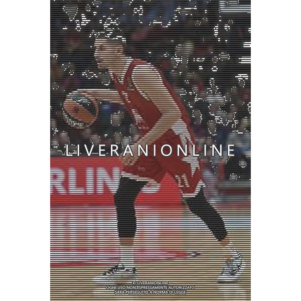 TVRG EA7 Emporio Armani Olimpia Milano vs Stella Rossa Meridianbet Belgrado nella foto Diego Flaccadori (Olimpia Milano) Assago (MI) 11-01-2024 Mediolanum Forum Turkish Airlines EuroLeague 21a giornata regular season foto Roberto Garavaglia/Agenzia Aldo Liverani sas