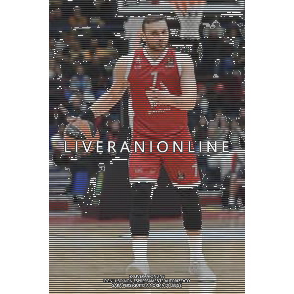 TVRG EA7 Emporio Armani Olimpia Milano vs Stella Rossa Meridianbet Belgrado nella foto Stefano Tonut (Olimpia Milano) Assago (MI) 11-01-2024 Mediolanum Forum Turkish Airlines EuroLeague 21a giornata regular season foto Roberto Garavaglia/Agenzia Aldo Liverani sas