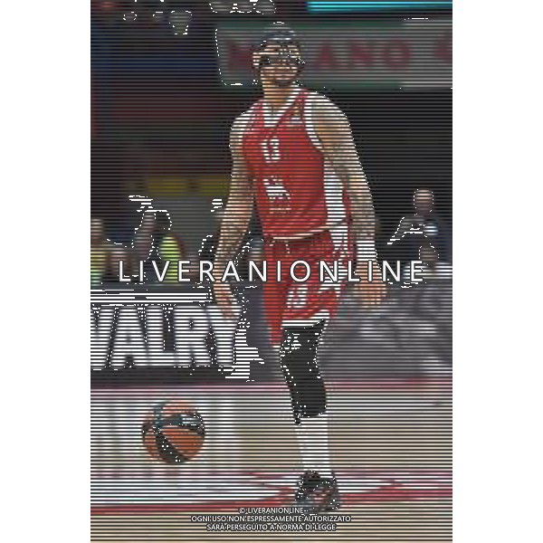 TVRG EA7 Emporio Armani Olimpia Milano vs Stella Rossa Meridianbet Belgrado nella foto Shabazz Napier (Olimpia Milano) Assago (MI) 11-01-2024 Mediolanum Forum Turkish Airlines EuroLeague 21a giornata regular season foto Roberto Garavaglia/Agenzia Aldo Liverani sas