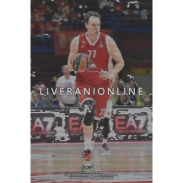 TVRG EA7 Emporio Armani Olimpia Milano vs Stella Rossa Meridianbet Belgrado nella foto Johannes Voigtmann (Olimpia Milano) Assago (MI) 11-01-2024 Mediolanum Forum Turkish Airlines EuroLeague 21a giornata regular season foto Roberto Garavaglia/Agenzia Aldo Liverani sas