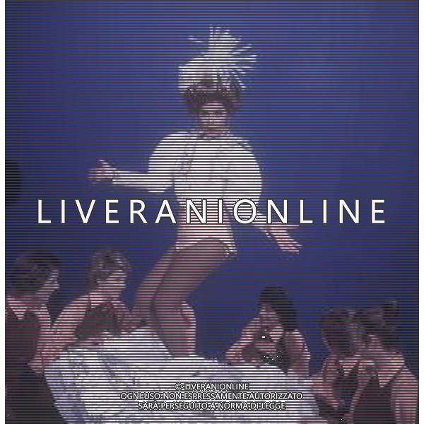 DIAP-RETROSPETTIVA LORETTA GOGGI-CANTANTE-ATTRICE-IMITATRICE-CONDUTTRICE TELEVISIVA E SCRITTRICE NELLA FOTO LORETTA GOGGI  AG ALDO LIVERANI SAS 