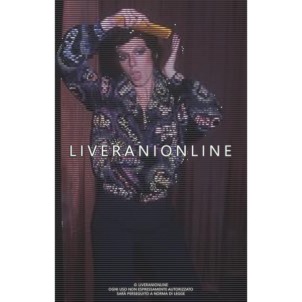 DIAP-RETROSPETTIVA LORETTA GOGGI-CANTANTE-ATTRICE-IMITATRICE-CONDUTTRICE TELEVISIVA E SCRITTRICE NELLA FOTO LORETTA GOGGI  AG ALDO LIVERANI SAS 