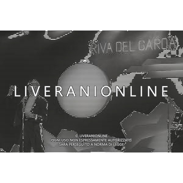 NEG-RETROSPETTIVA MIGUEL BOSE\' CANTANTE NELLA FOTO MIGUEL BOSE\' NELL\'ANNO 1986 A RIVA DEL GARDA AG ALDO LIVERANI SAS 