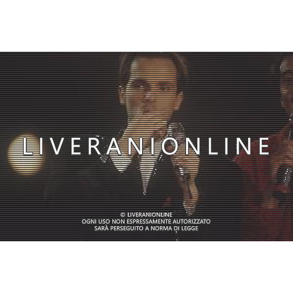 DIAP-RETROSPETTIVA MIGUEL BOSE\' CANTANTE NELLA FOTO MIGUEL BOSE\' NELL\'ANNO 1988 AL FESTIVAL DI SANREMO  AG ALDO LIVERANI SAS  