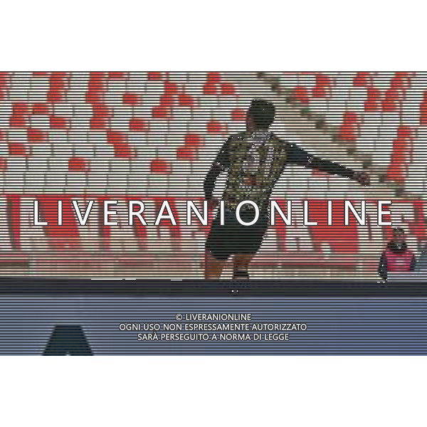 Giacomo Ricci of SSC Bari celebrates after scoring a goal during the Italian Serie B match SSC Bari vs Ternana Calcio on January 13, 2024 at the San Nicola stadium in Bari, Italy. Photo by Emmanuele Mastrodonato/ag. Aldo Liverani sas/AGENZIA ALDO LIVERANI SAS