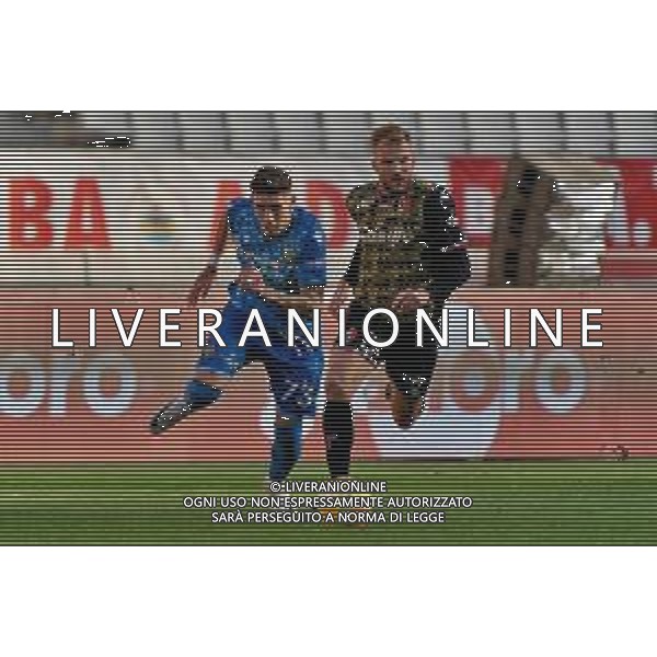 Giuseppe Sibilli of SSC Bari and Andrei Marginean of Ternana Calcio during the Italian Serie B match SSC Bari vs Ternana Calcio on January 13, 2024 at the San Nicola stadium in Bari, Italy. Photo by Emmanuele Mastrodonato/ag. Aldo Liverani sas/AGENZIA ALDO LIVERANI SAS