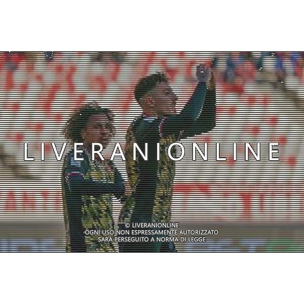Marco Nasti of SSC Bari celebrates after scoring a goal during the Italian Serie B match SSC Bari vs Ternana Calcio on January 13, 2024 at the San Nicola stadium in Bari, Italy. Photo by Emmanuele Mastrodonato/ag. Aldo Liverani sas/AGENZIA ALDO LIVERANI SAS